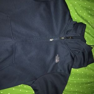 North face zip up sweater